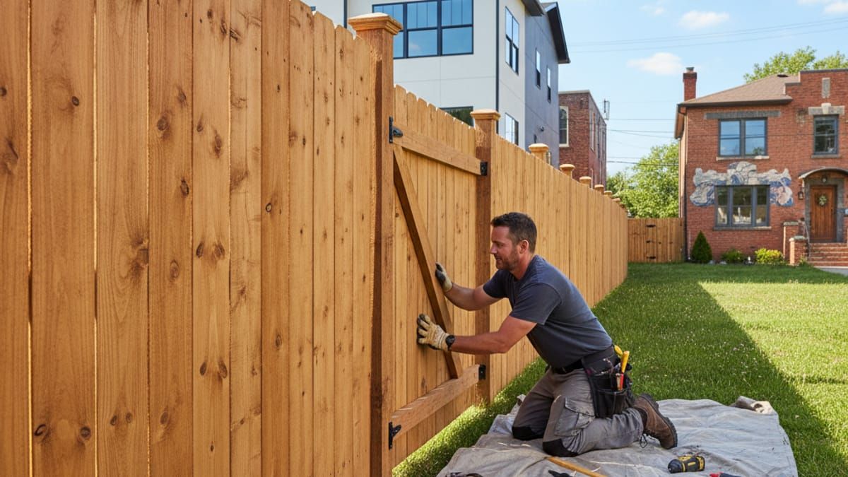 Professional fence repair and installation service in NoDa, NC