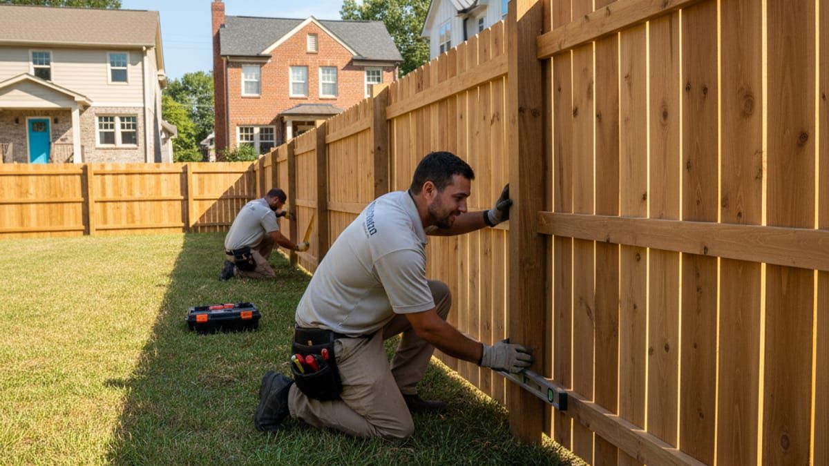 Professional fence repair and installation service in Plaza Midwood, NC